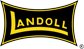 Landoll Logo in black and yellow letters