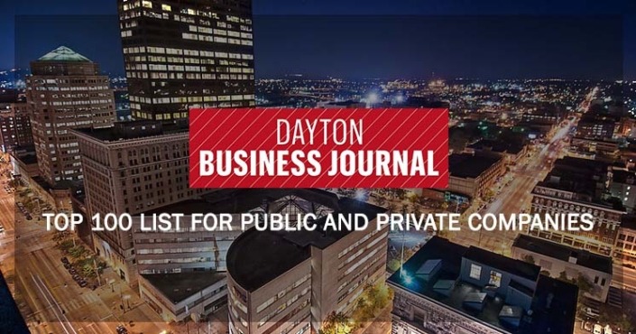Dayton Business Journal's Top 100 List for Public + Private Companies for 2019