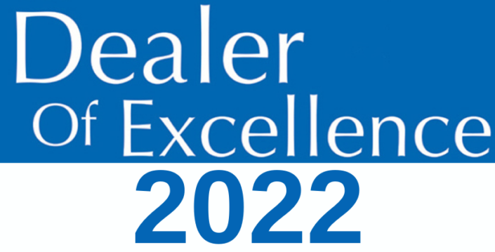 Miami Industrial Trucks Inc Dealer of Excellence award in 2022