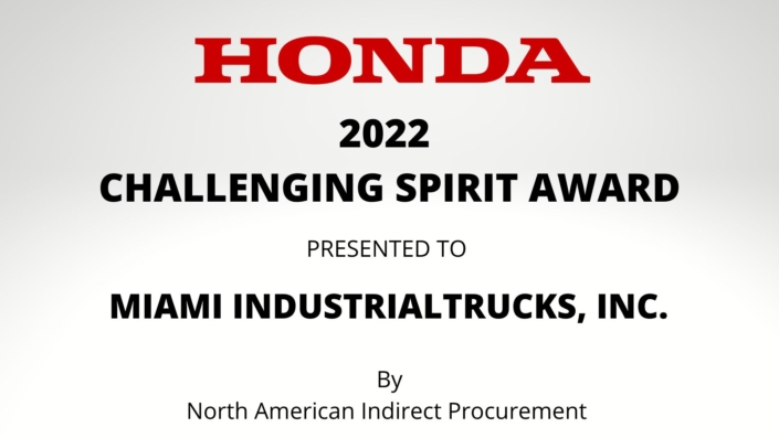 Honda 2022 Challenging Spirit Award graphic