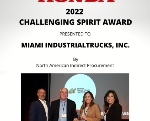 2022 MIT Awarded Challenging Spirit Award from Honda!