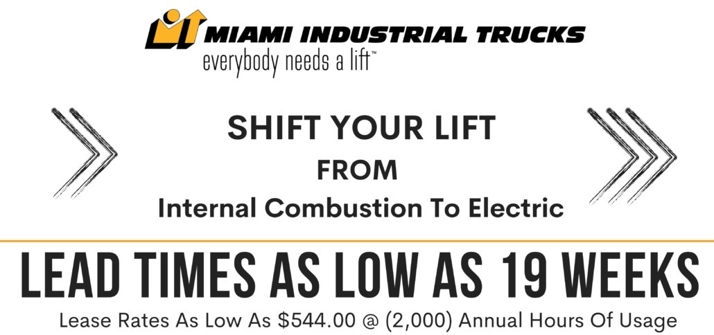 Shift Your Lift promotional graphic for material handling